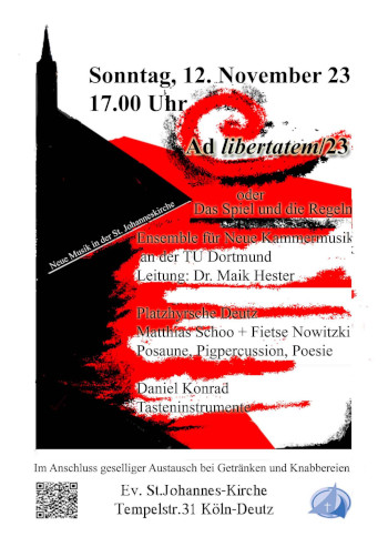 Plakat zum Programm Ad libertatem|23