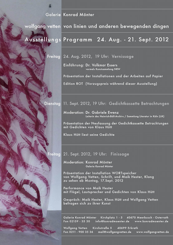 Wolfgang Vetten und Maik Hester in der Galerie Mönter (Bild: Wolfgang Vetten)