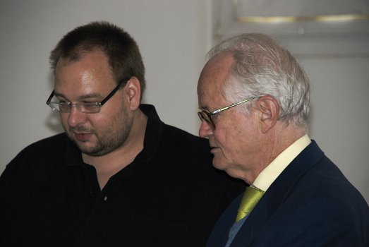 Dr. Maik Hester und Tom Johnson im Künstlerhaus Dortmund Dr. Maik Hester und Tom Johnson im Künstlerhaus Dortmund (Bild © ENKUD)