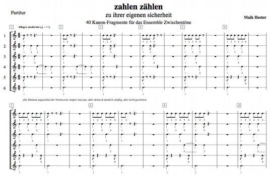 zahlen zählen zu ihrer eigenen sicherheit, Ausschnitt (Bild © Maik Hester) zahlen zählen zu ihrer eigenen sicherheit, Ausschnitt (Bild © Maik Hester)